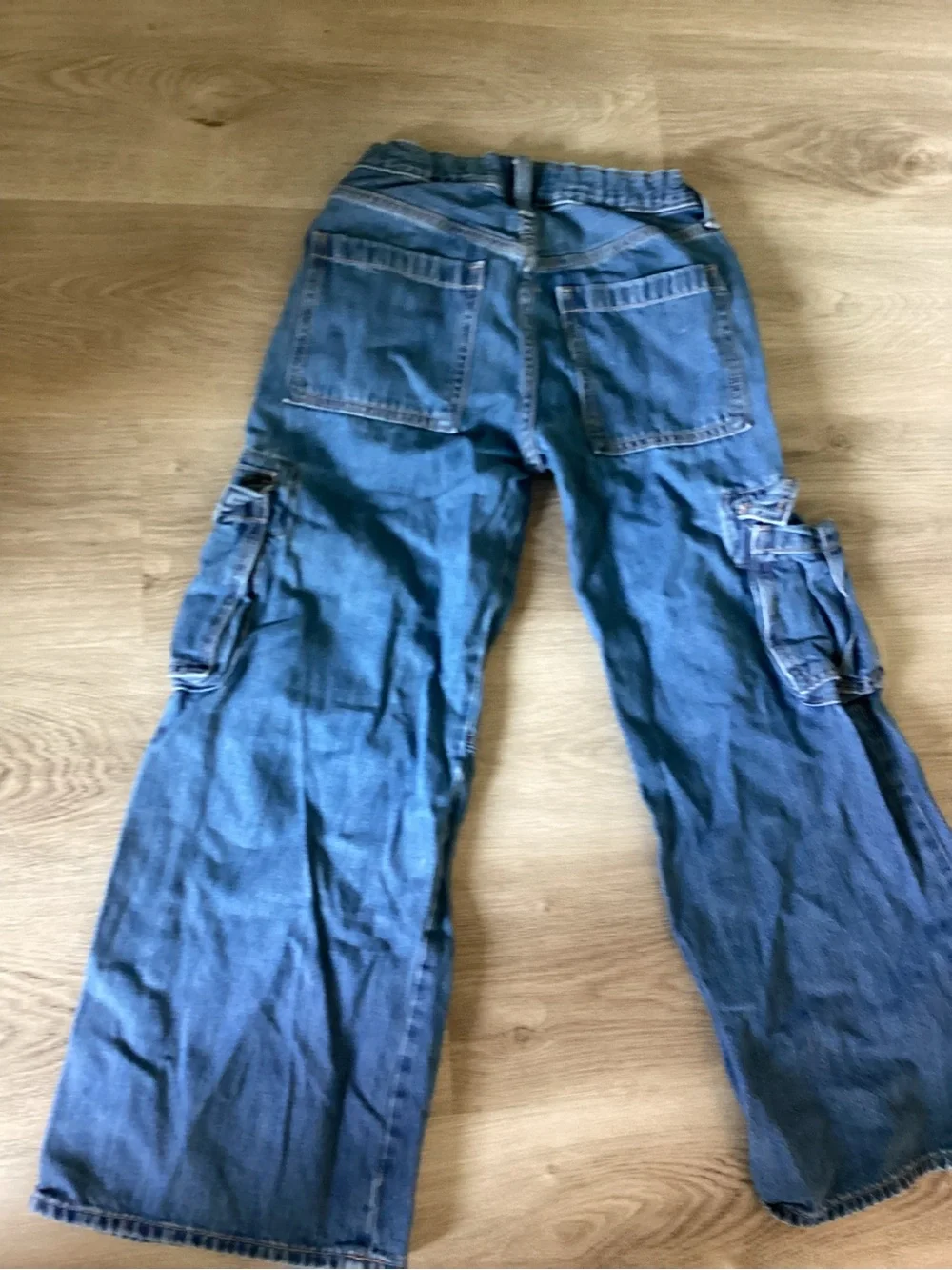 Old Navy Kids Cargo Jeans in Light Blue, Medium Blue & Black
